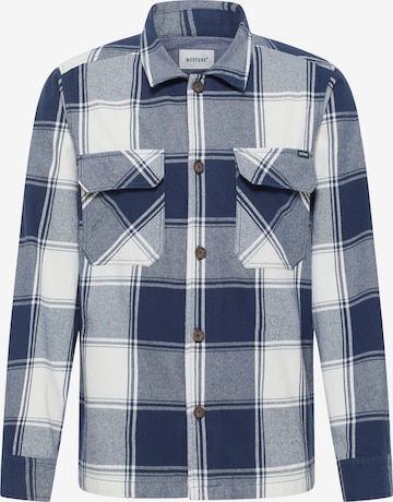 MUSTANG Regular fit Button Up Shirt in Blue: front