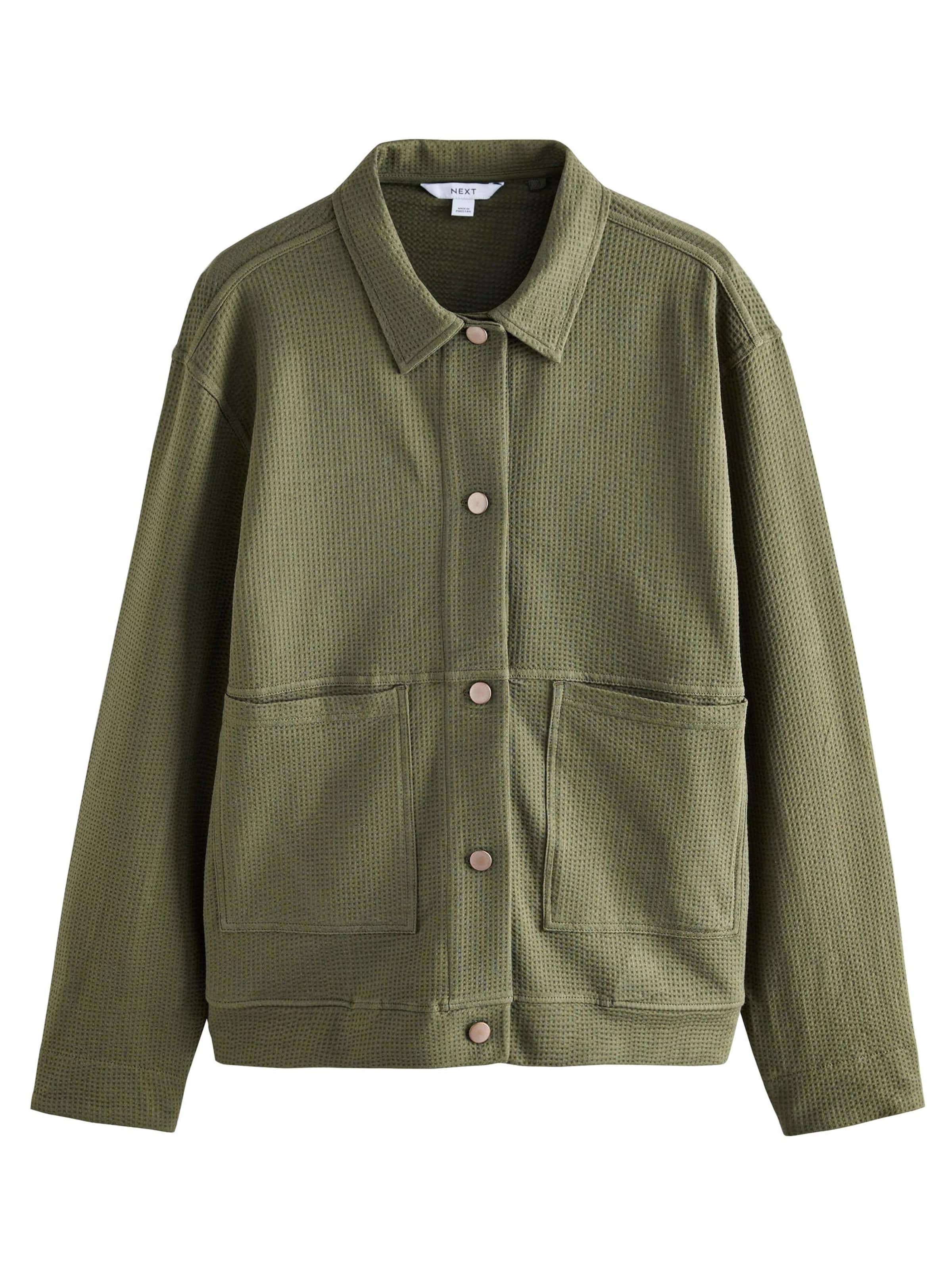 Next Övergångsjacka i grön: framsida