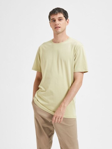 SELECTED HOMME Shirt 'Aspen' in Yellow: front