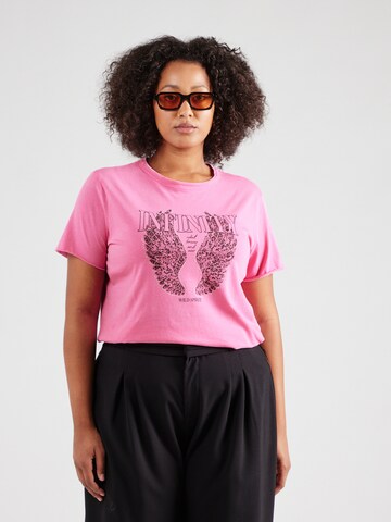 ONLY Carmakoma Shirt 'CARMIKO' in Pink: front