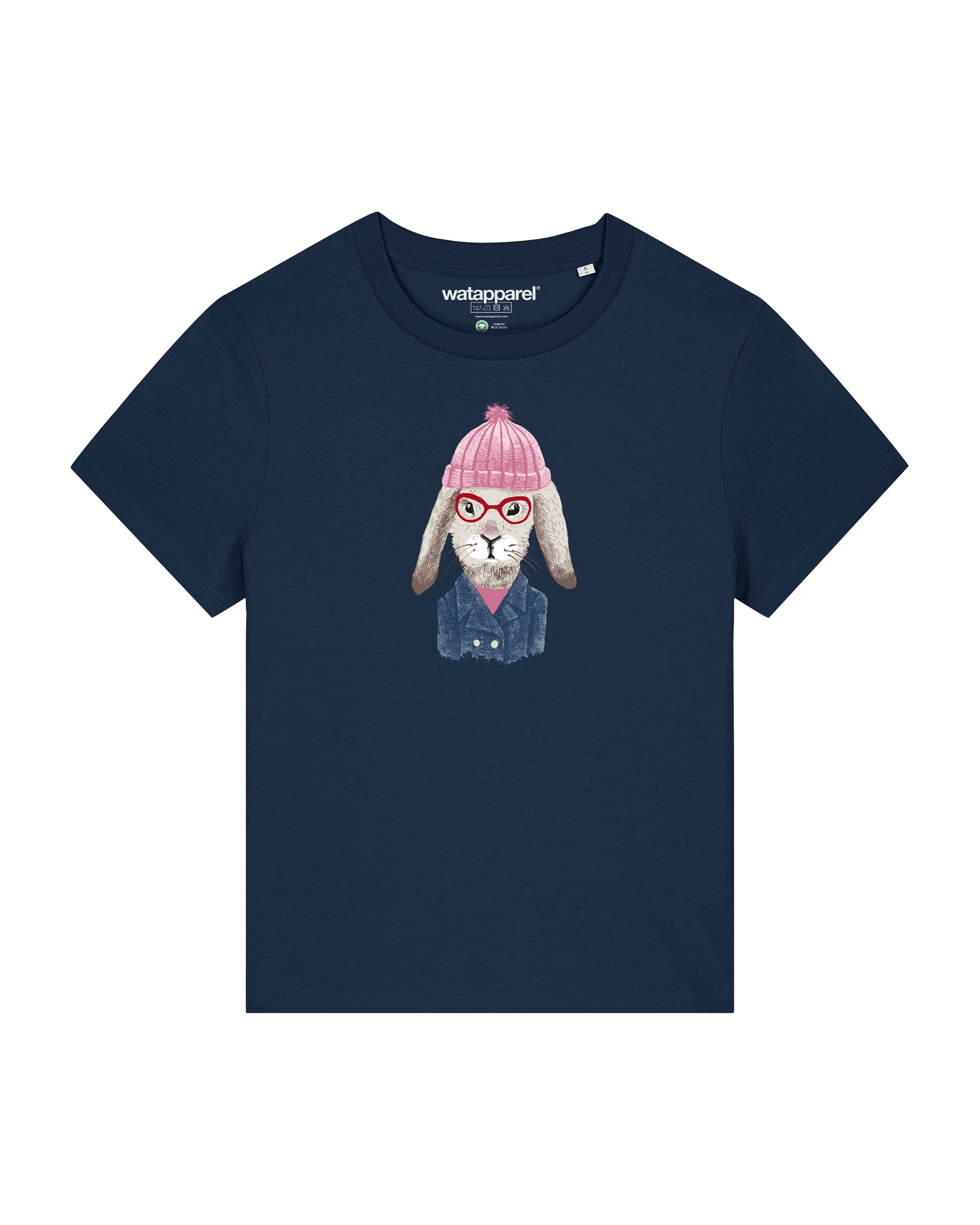 Watapparel Shirt 'Hase' in Blauw: voorkant