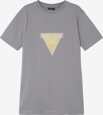 NAME IT Camiseta 'Smile Zone' en amarillo / gris / lila / blanco, Vista del producto
