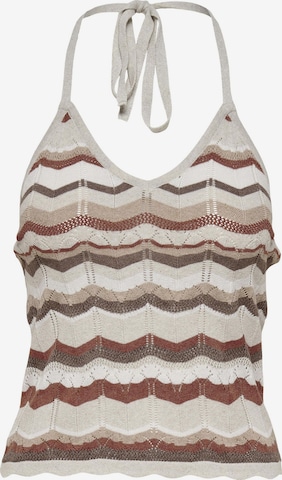 ONLY Knitted Top in Beige: front