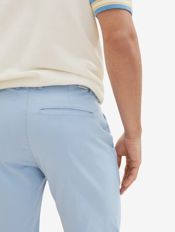 Regular Pantalon chino TOM TAILOR en bleu