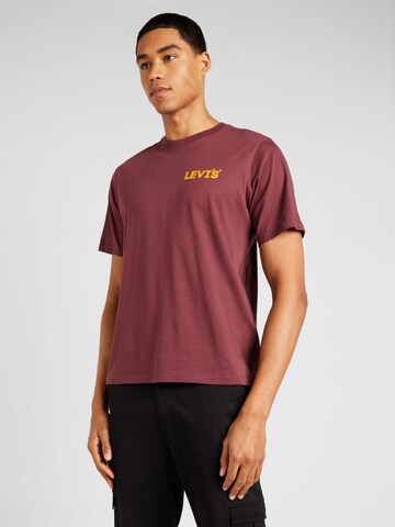 T-Shirt LEVI'S ® en rouge : devant