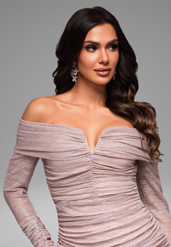 Ombre Cocktailjurk 'DLR049' in Beige