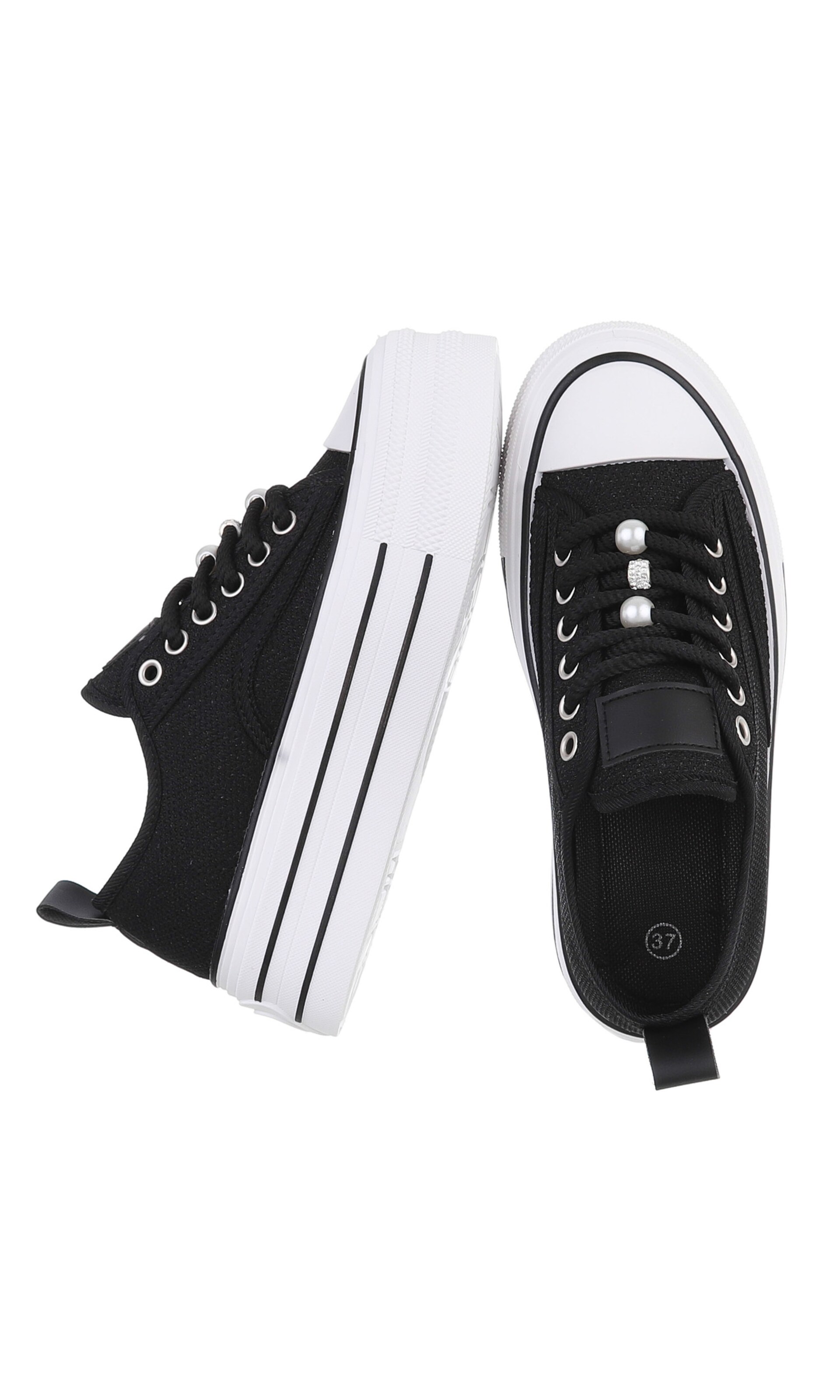 Ital-Design Sneaker in Schwarz