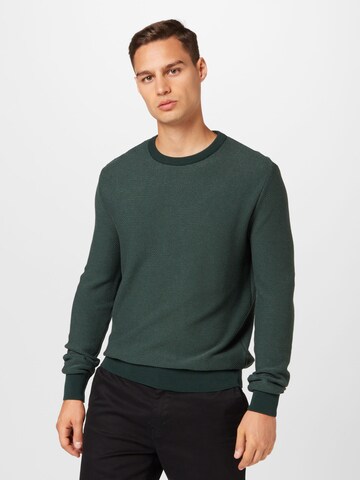 GREENBOMB Sweater 'Shade' in Green: front