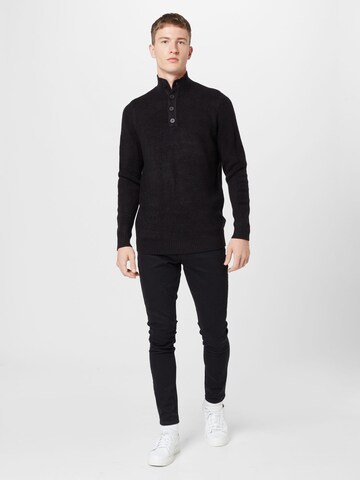 Pulover de la BURTON MENSWEAR LONDON pe negru