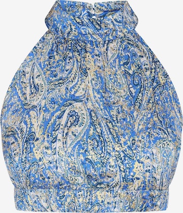 Haut 'Boho' MAIRE en bleu : devant