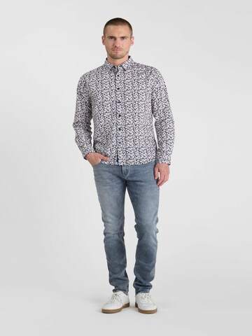 Coupe regular Chemise 'Vetel' Le Temps Des Cerises en bleu