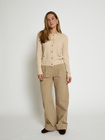 Peppercorn Gebreid vest 'Jacobe' in Grijs
