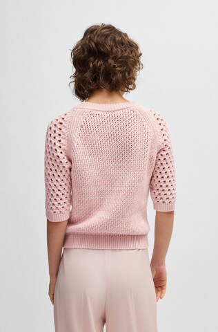 BOSS Pullover 'Funima' in Pink