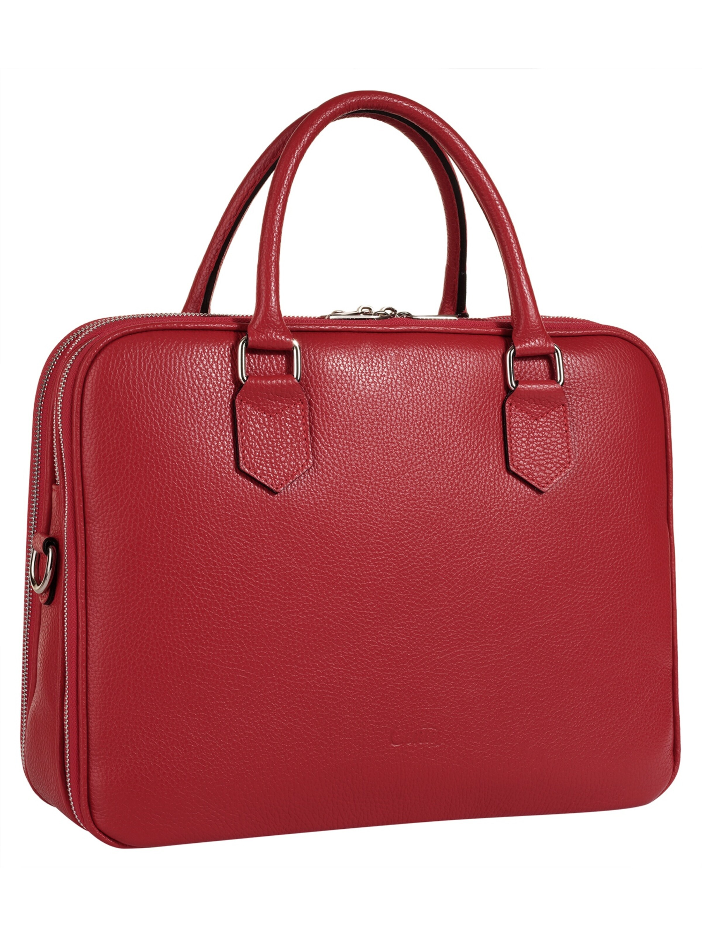 Cluty Briefcase in Red