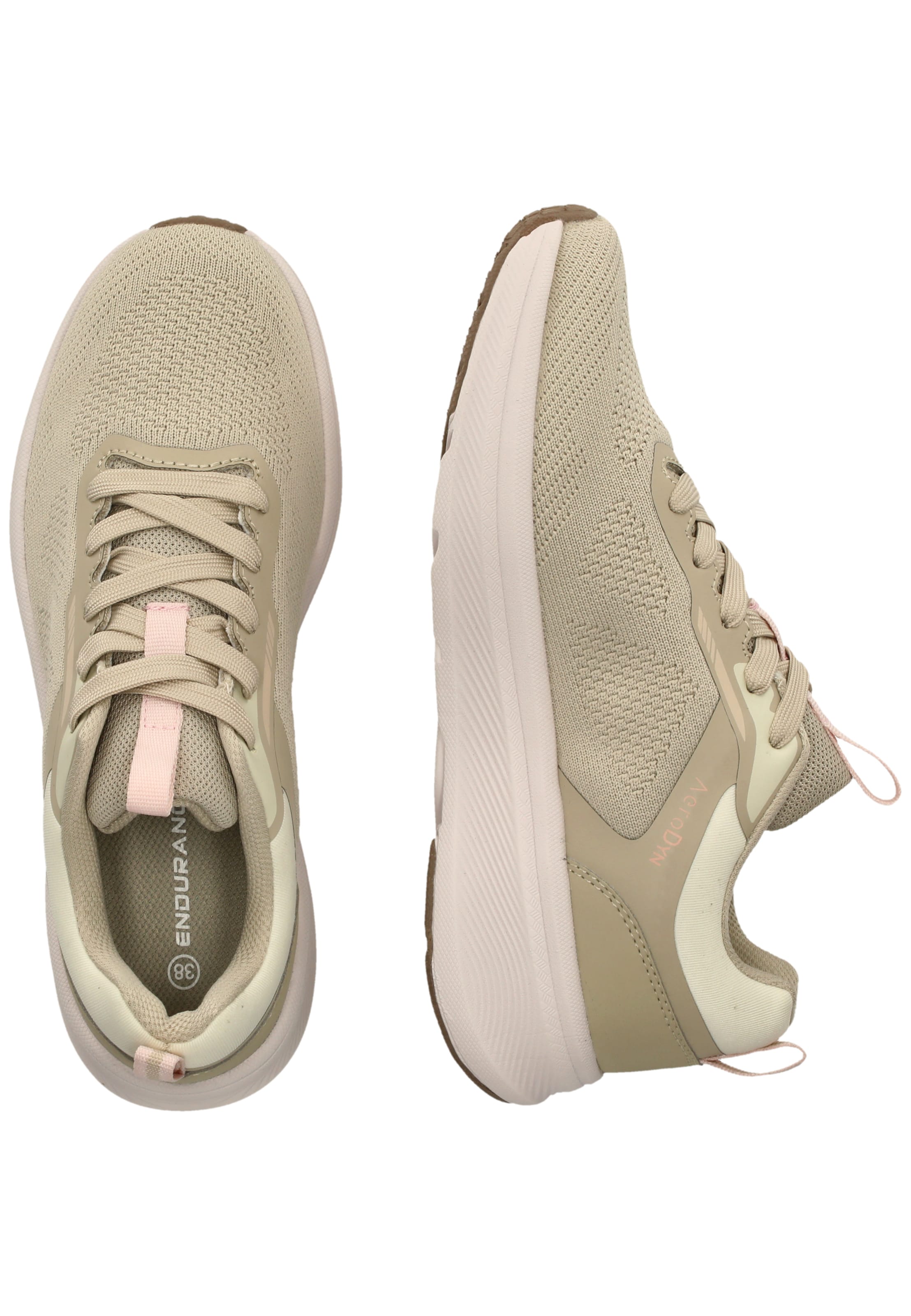 ENDURANCE Platform trainers 'Terrassa' in Beige