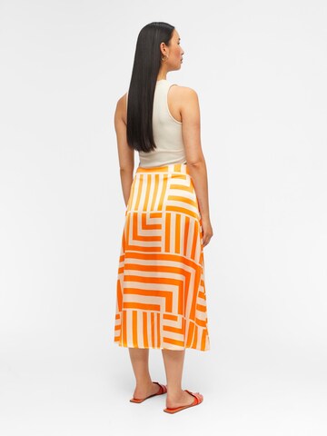 OBJECT Spódnica w kolorze pomarańczowy