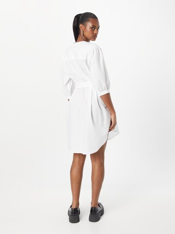 MSCH COPENHAGEN Košilové šaty 'Biella' – bílá