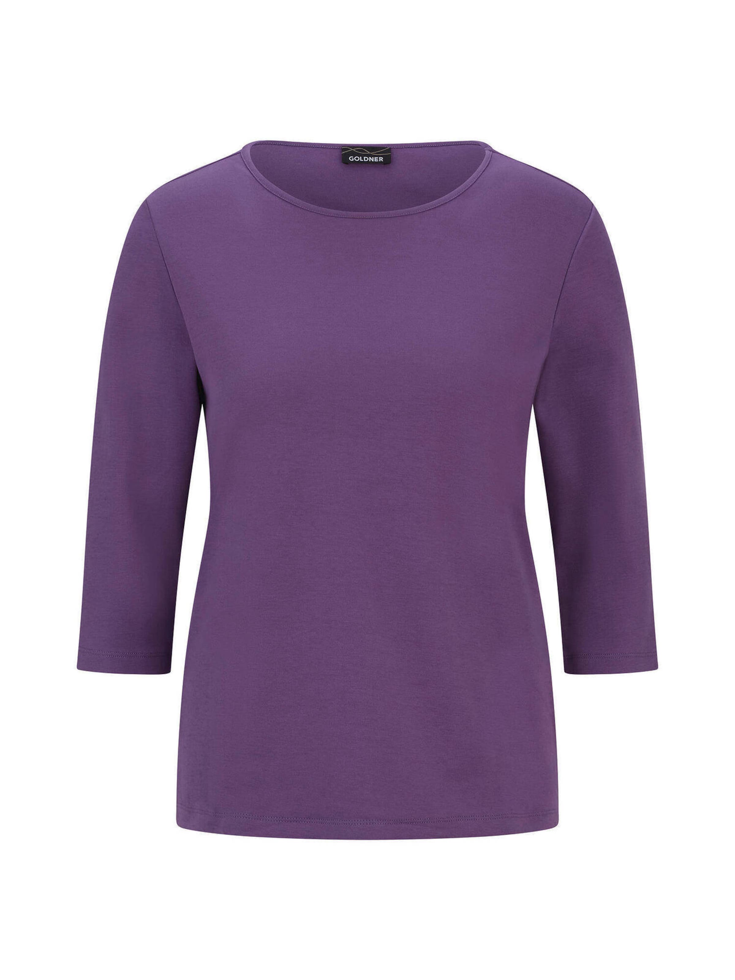 Goldner Shirt in M in lila, Produktansicht