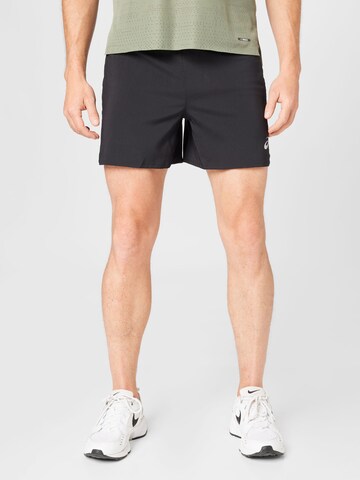 ASICS Regular Sportshorts 'Road' in Schwarz: Vorderseite