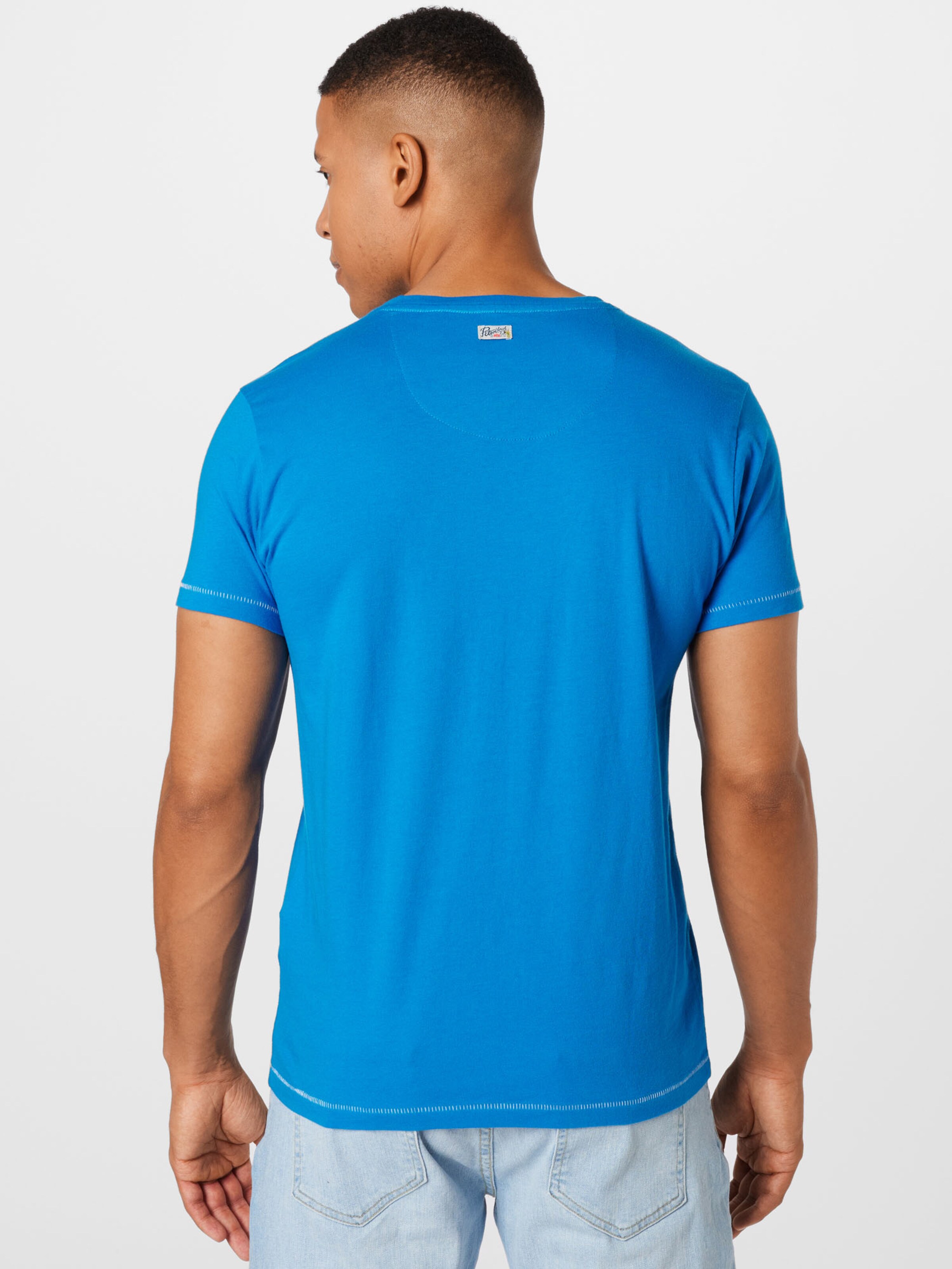 Männer Shirts Petrol Industries T-Shirt in Blau - JP17685