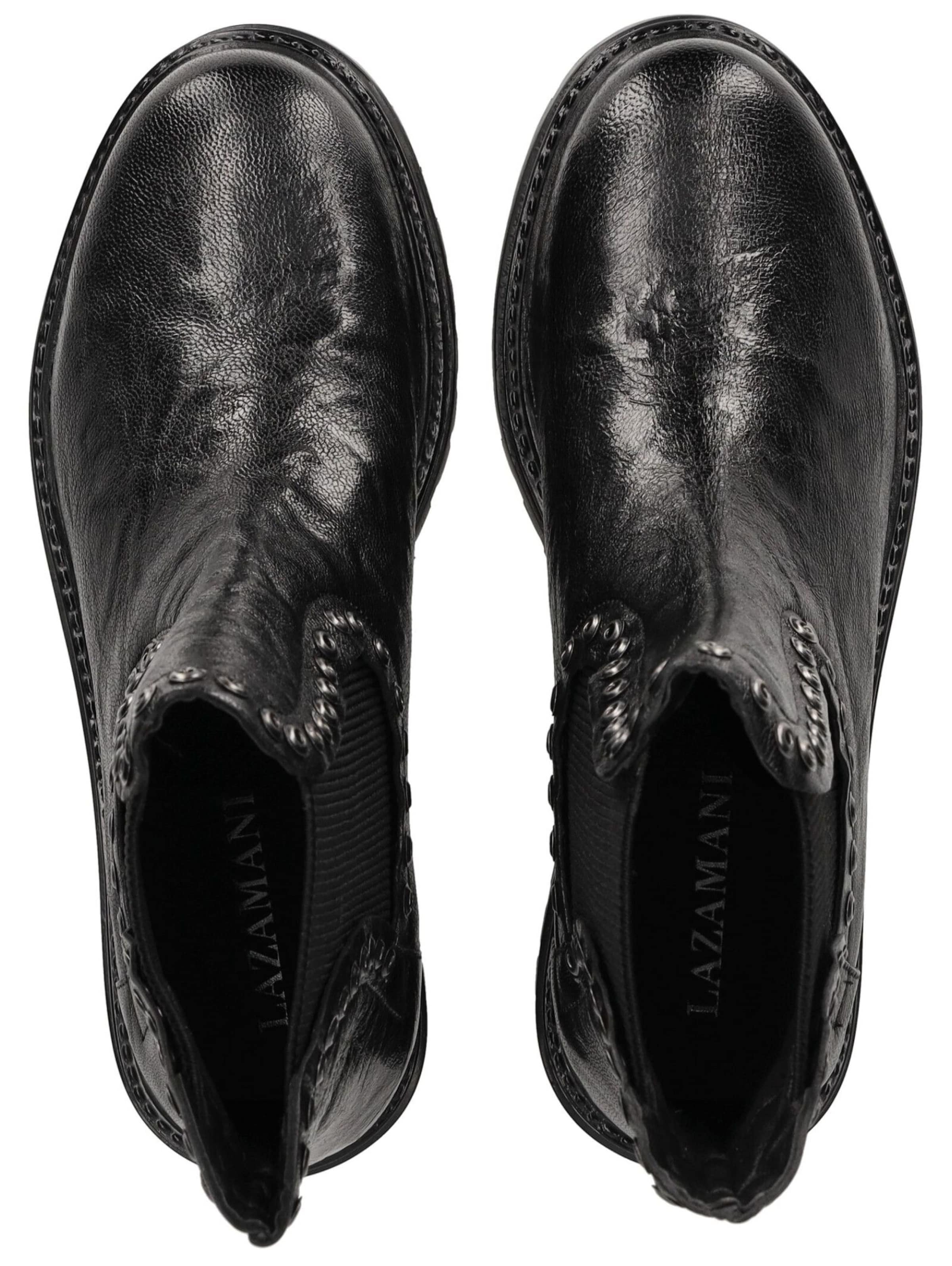 LAZAMANI Chelsea Boots in Schwarz