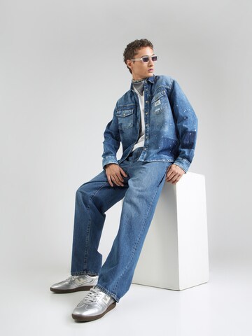 GUESS Comfort Fit Hemd in Blau