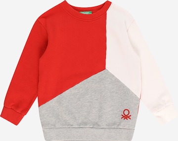 UNITED COLORS OF BENETTON Sweatshirt in Rot: predná strana