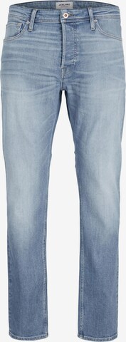 JACK & JONES - Tapered Calças de ganga 'Mike Original' em azul: frente