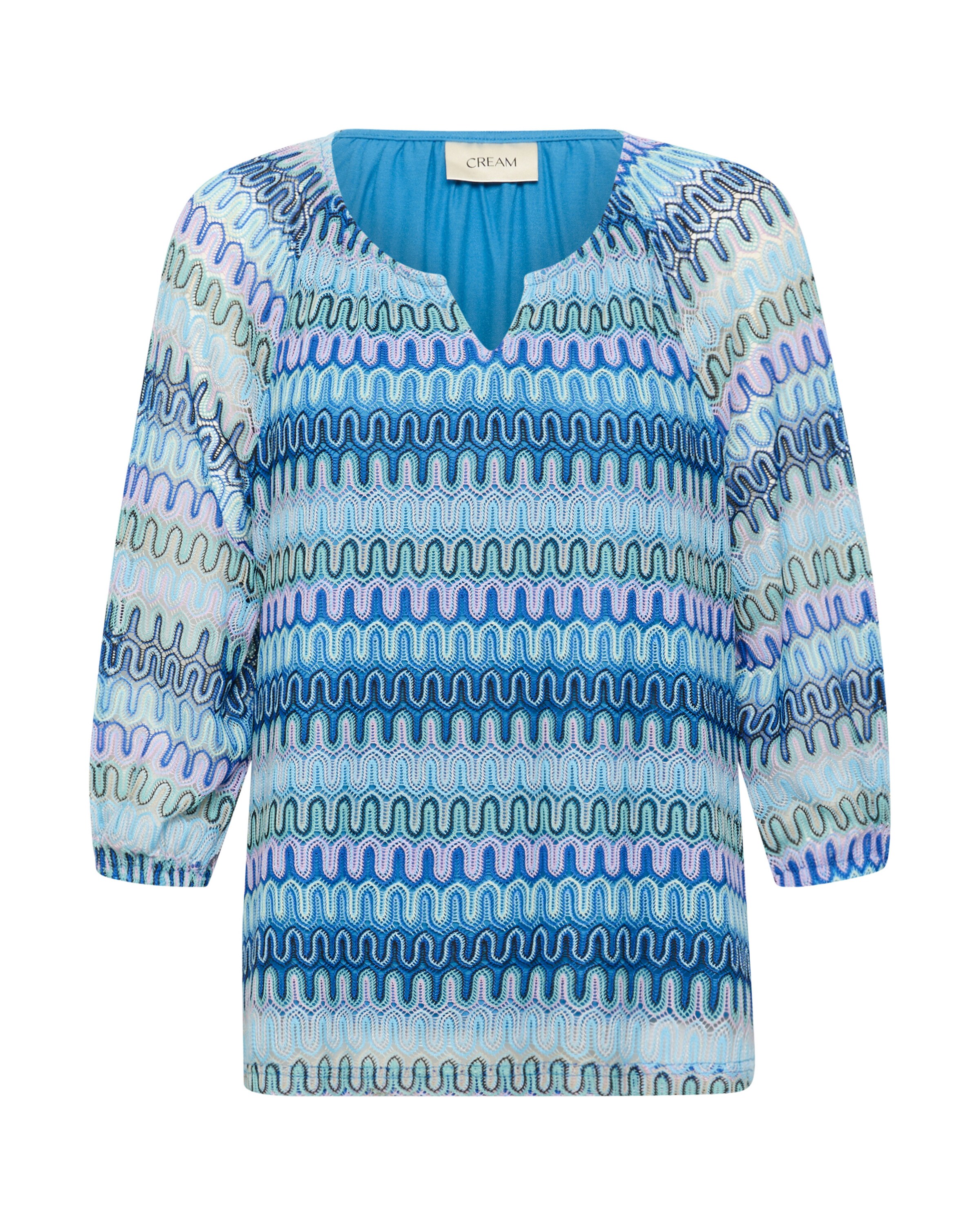 Cream Blouse 'CRCova ' in Blue: front