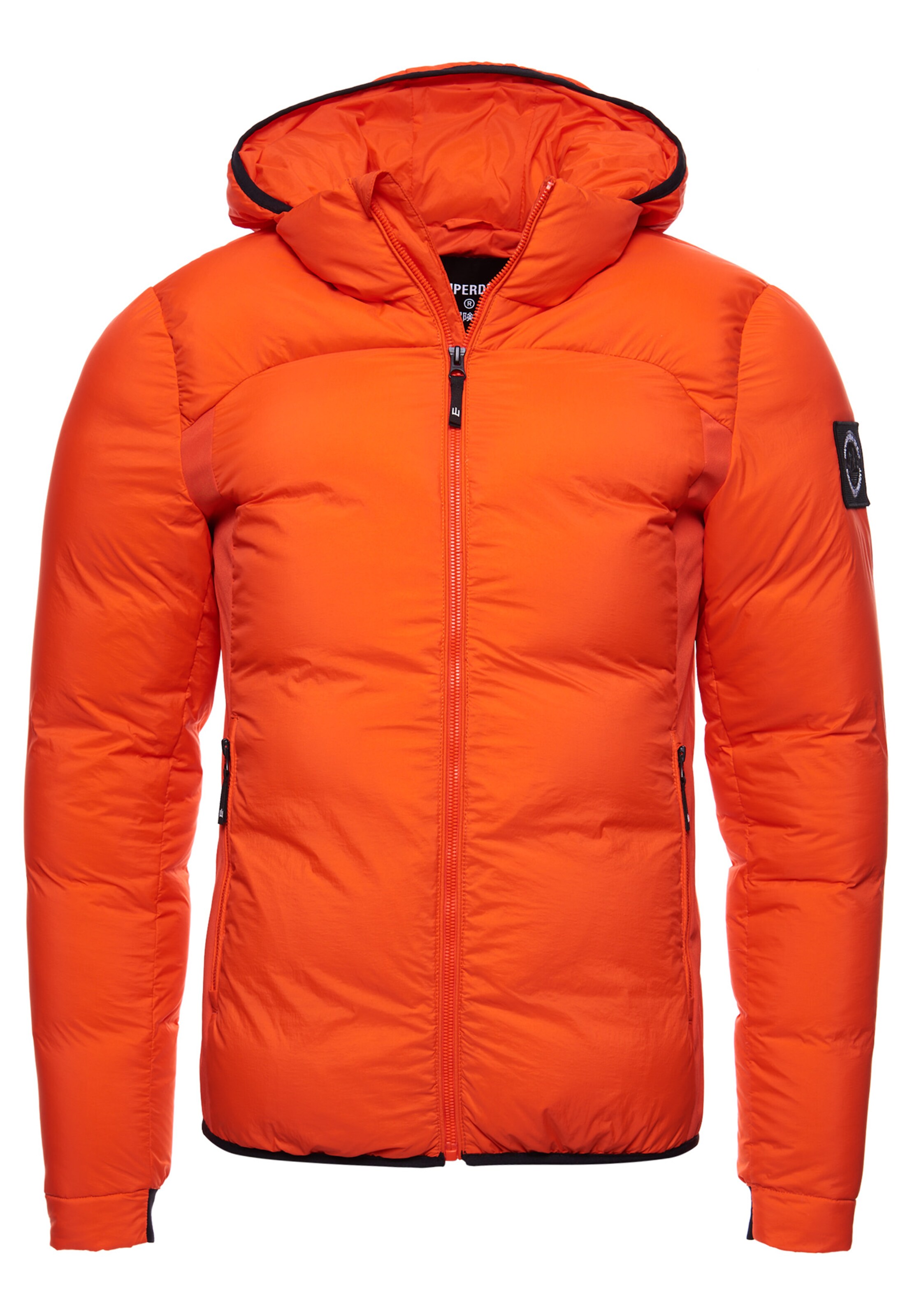 orange winter jackets