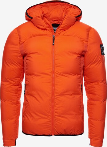 Superdry Winter Jacket 'Expedition' in Orange: front
