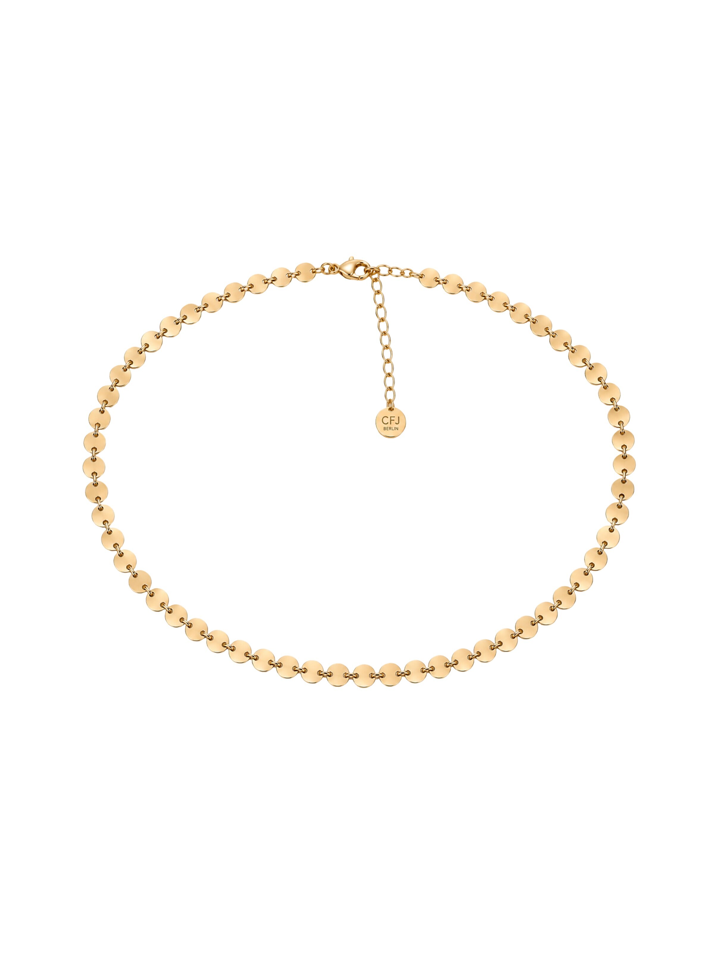 CLASSYANDFABULOUS Jewelry Necklace 'NEVE' in Gold: front