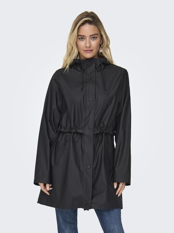 ONLY Weatherproof jacket 'VIVIAN' in Black: front