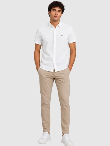 SUN68 Regular Fit Skjorte 'A36134' i hvid