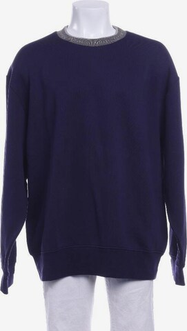 Acne Sweatshirt & Zip-Up Hoodie in L in Blue: front
