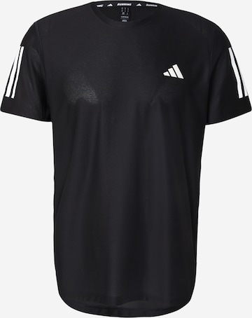 T-Shirt fonctionnel 'Own the Run' ADIDAS PERFORMANCE en noir : devant