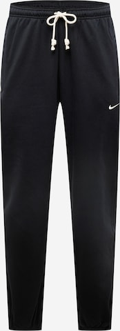 NIKE - Loosefit Calças de desporto em preto: frente