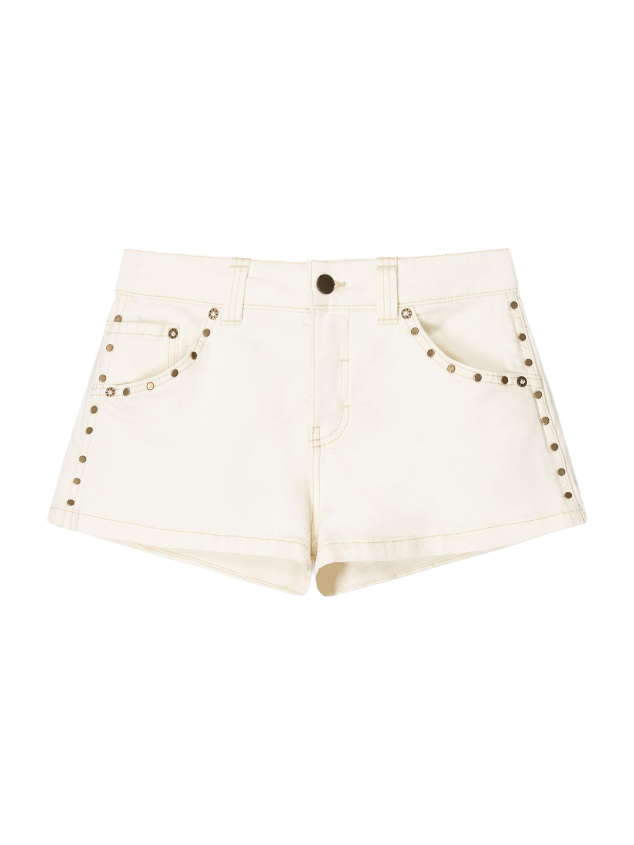 Bershka Normální Džíny – bílá: přední strana