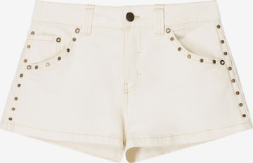 Regular Jeans de la Bershka pe alb: față