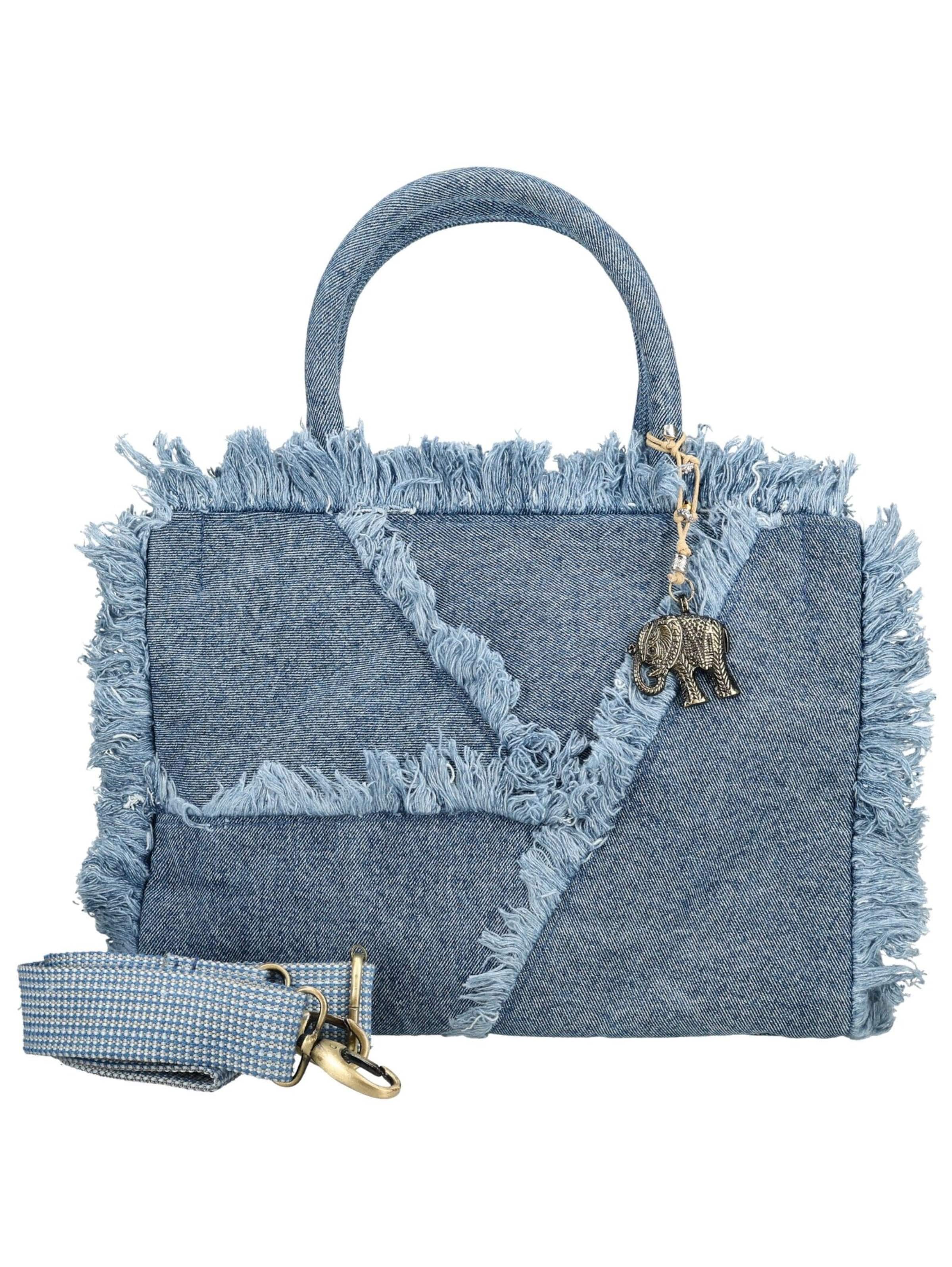 Sacs à main ANOKHI en bleu : devant