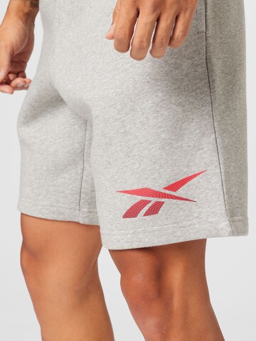 Reebok Regular Workout Pants in Grey