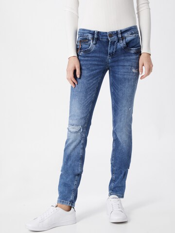 Slimfit Jeans 'Nikita' di Gang in blu: frontale