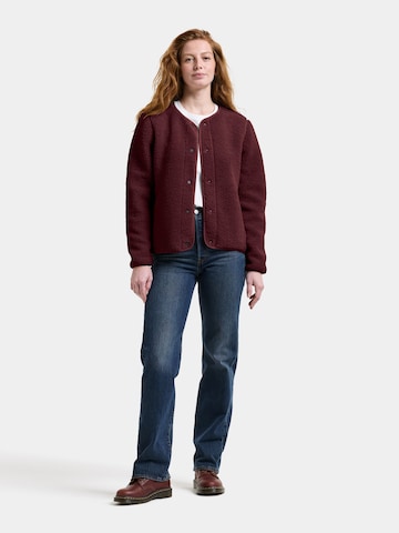 Didriksons Fleece jas 'SELMA' in Rood