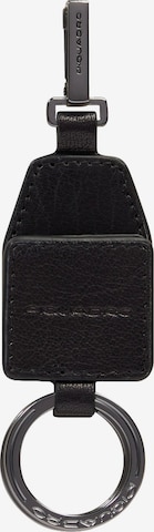 Piquadro Key Ring in Black: front