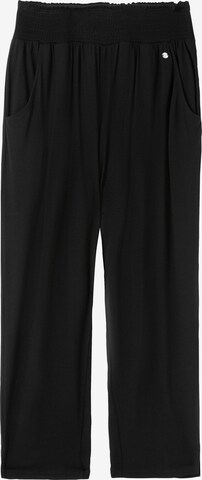 SHEEGO Loose fit Trousers in Black: front