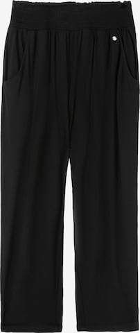 SHEEGO - Loosefit Pantalón en negro: frente