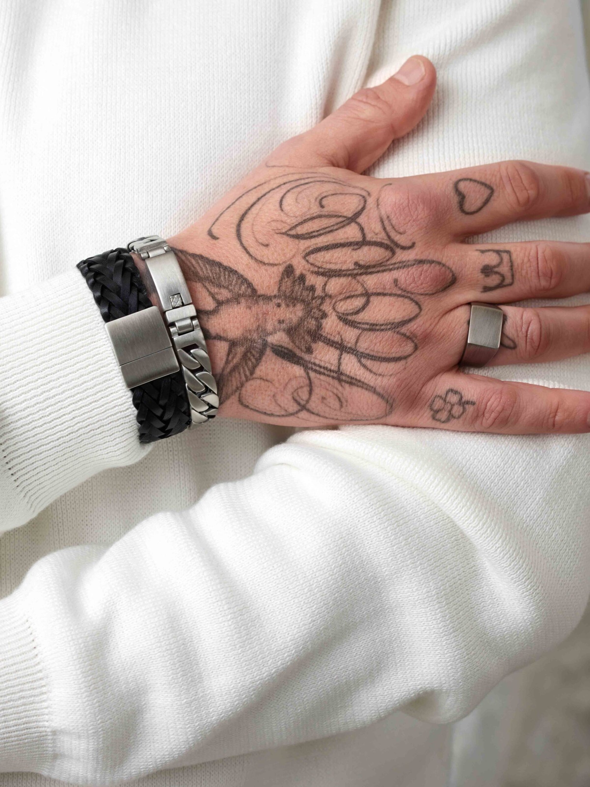 Lucardi Ring in Silber: Vorderseite