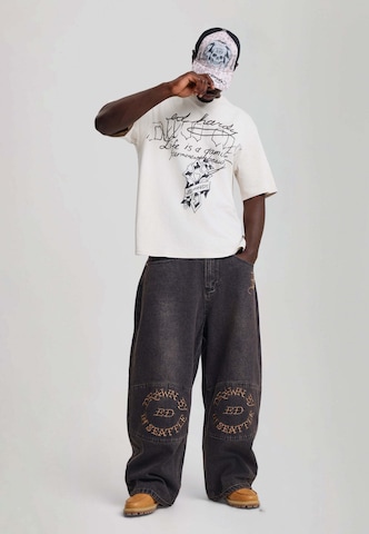 Ed Hardy Ohlapna forma Kavbojke | rjava barva: sprednja stran
