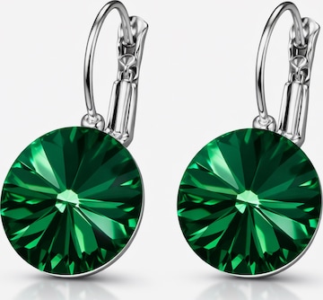 COLLEZIONE ALESSANDRO Earrings 'Germany' in Green: front