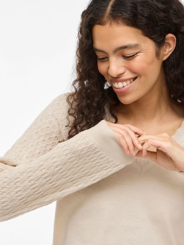 VILA Pullover 'VIEmi' i beige